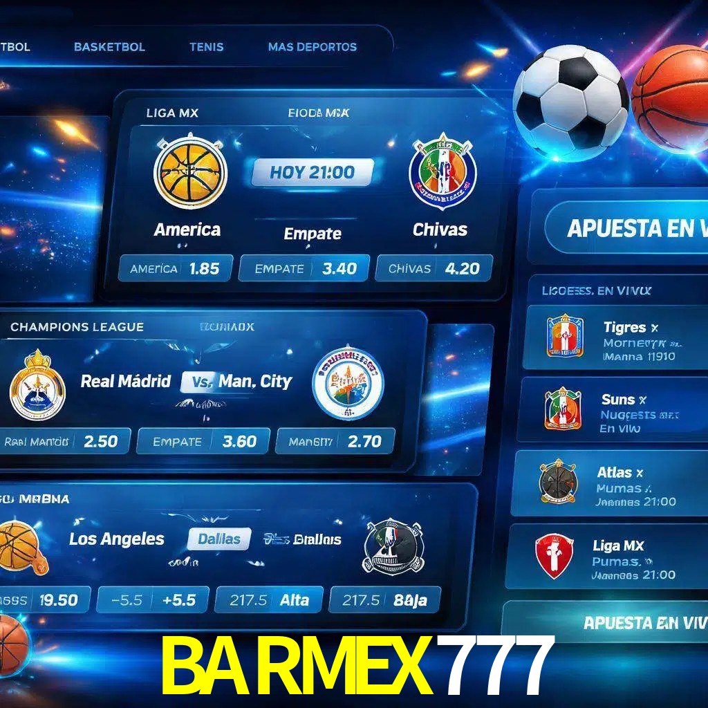 Mercados de apuestas deportivas BARMEX777 para jugadores en México