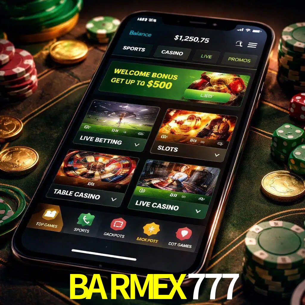 Diseño de juegos móviles BARMEX777 para usuarios en México